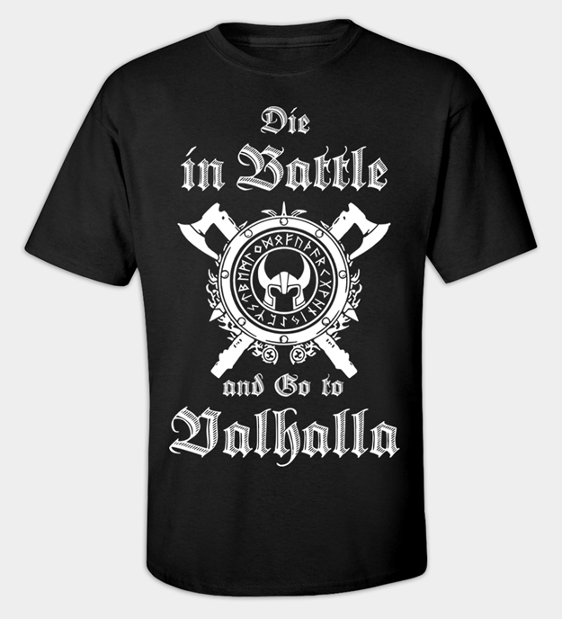Tričko Go to Valhalla
