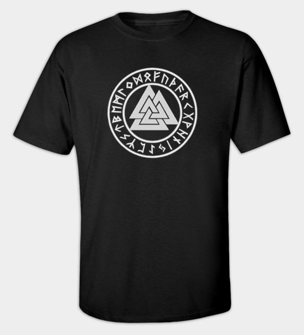 Vyšívané tričko Valknut