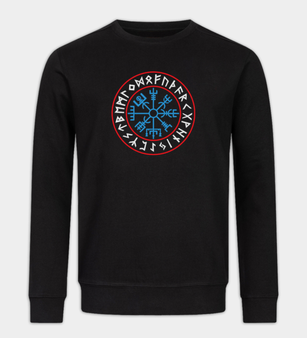 Vyšívaná mikina Vegvísir