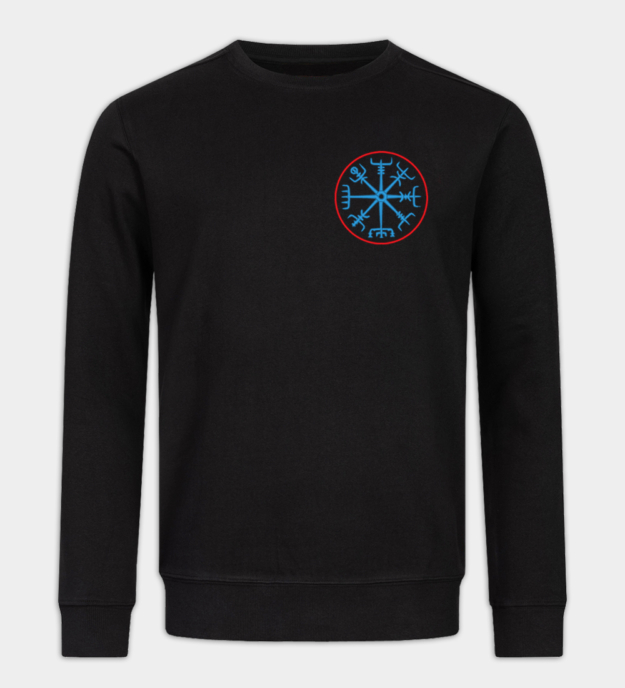 Vyšívaná mikina Vegvísir