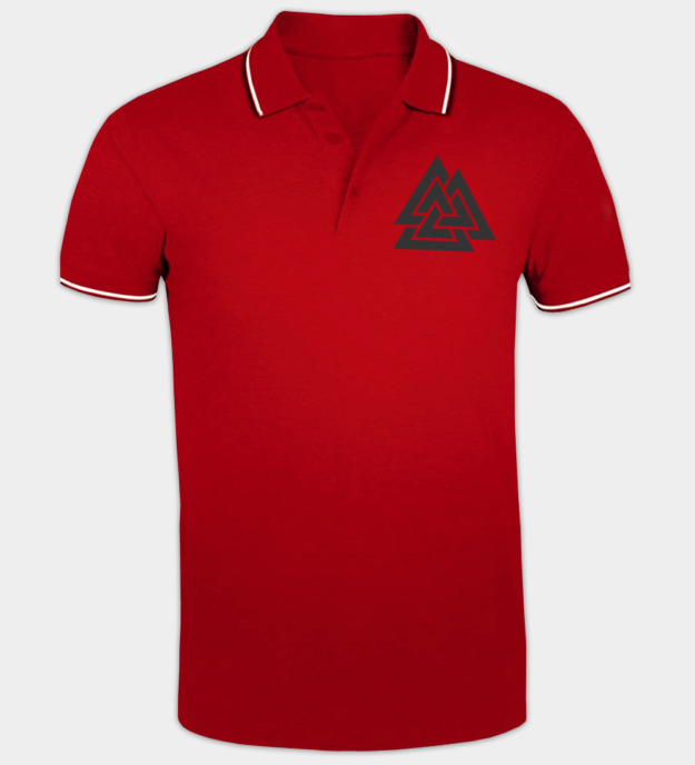 Vyšívaná polokošile Valknut