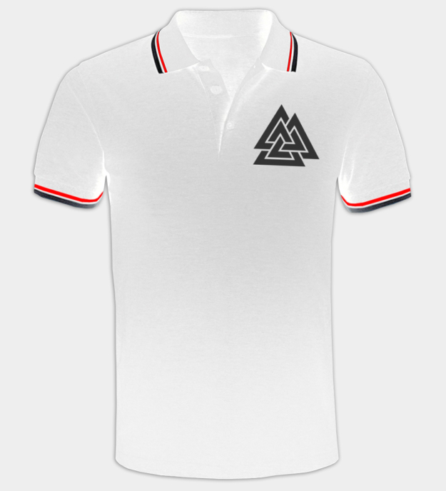 Vyšívaná polokošile Valknut